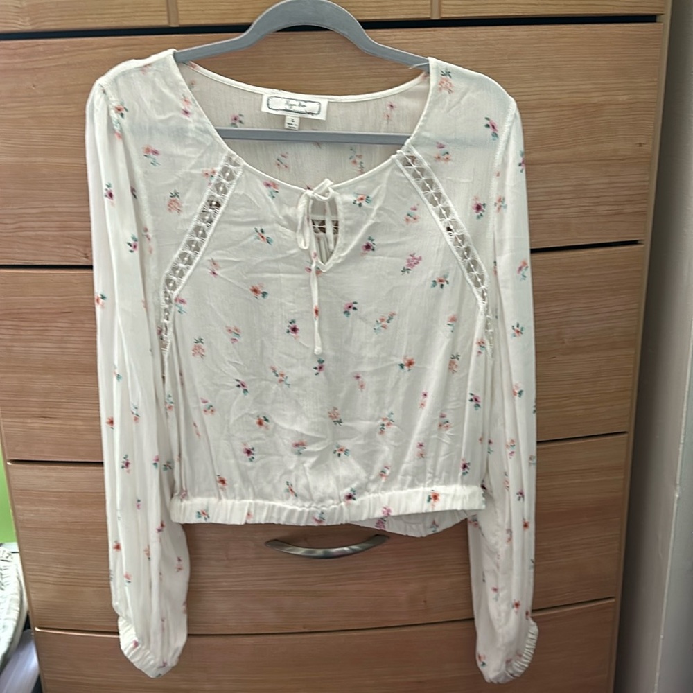 Floral pheasant top